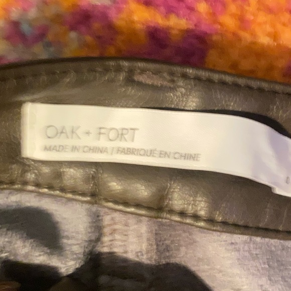 Oak and fort vegan leather pant - Picture 3 of 5